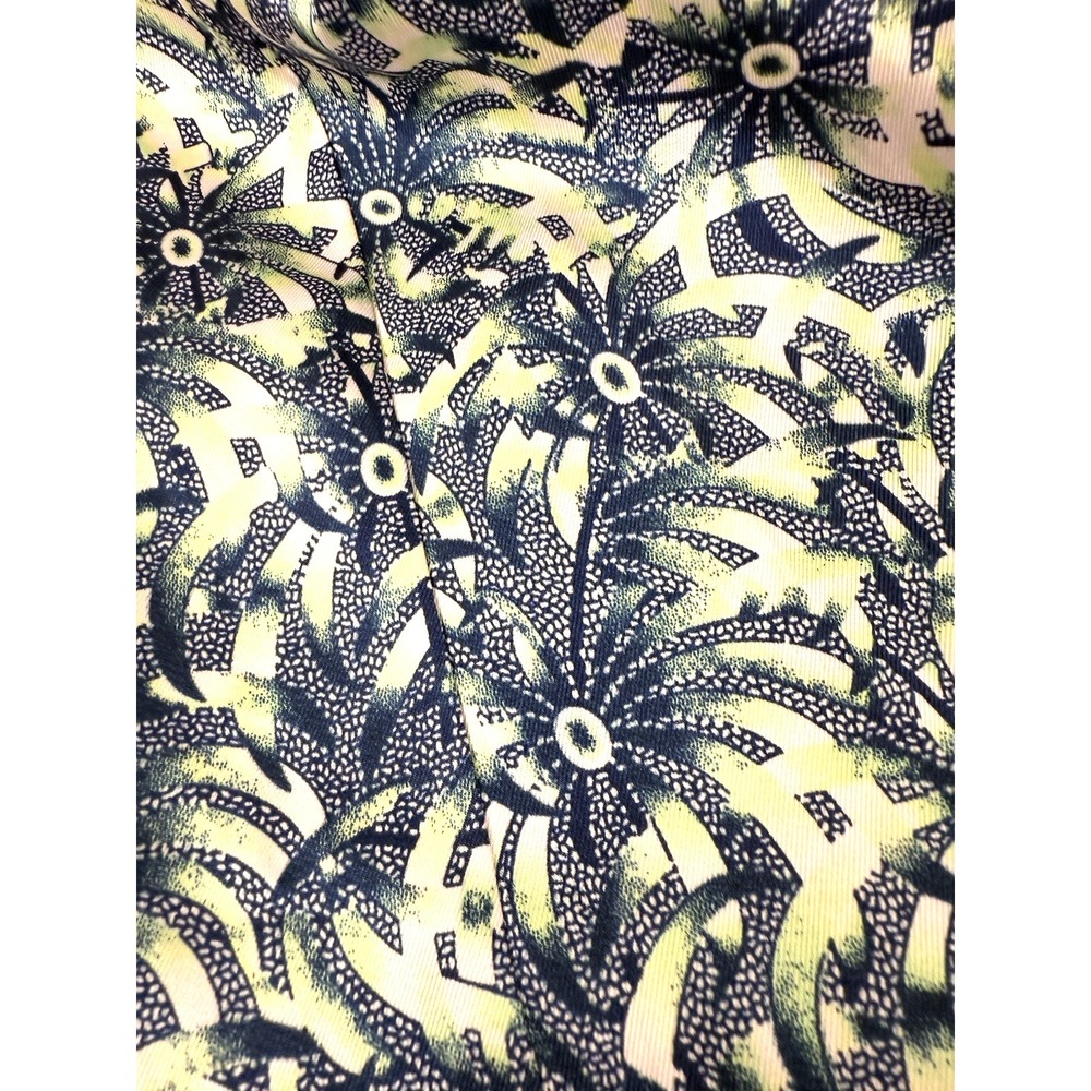 Cinq à Sept Lucinda Blue Green Ruffled Palm Floral Mini Dress Womens Size 6 - Picture 11 of 11